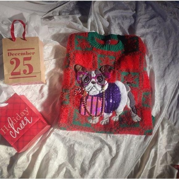 Dog Ugly Christmas Sweater - Picture 3 of 6